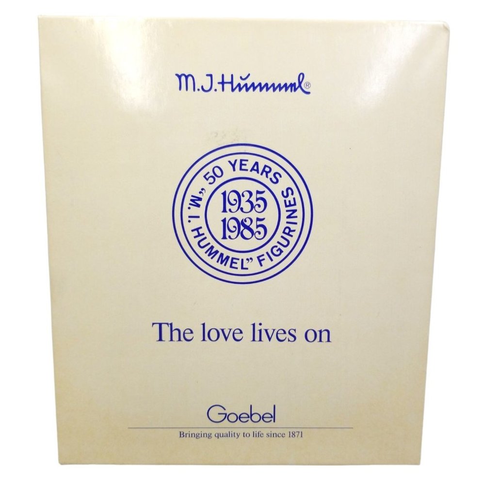 Hummel Goebel 50 Year Jubilee Original Empty Original Box Satin Lined - Box ONLY